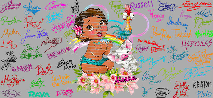 16oz Disney style-D-1294